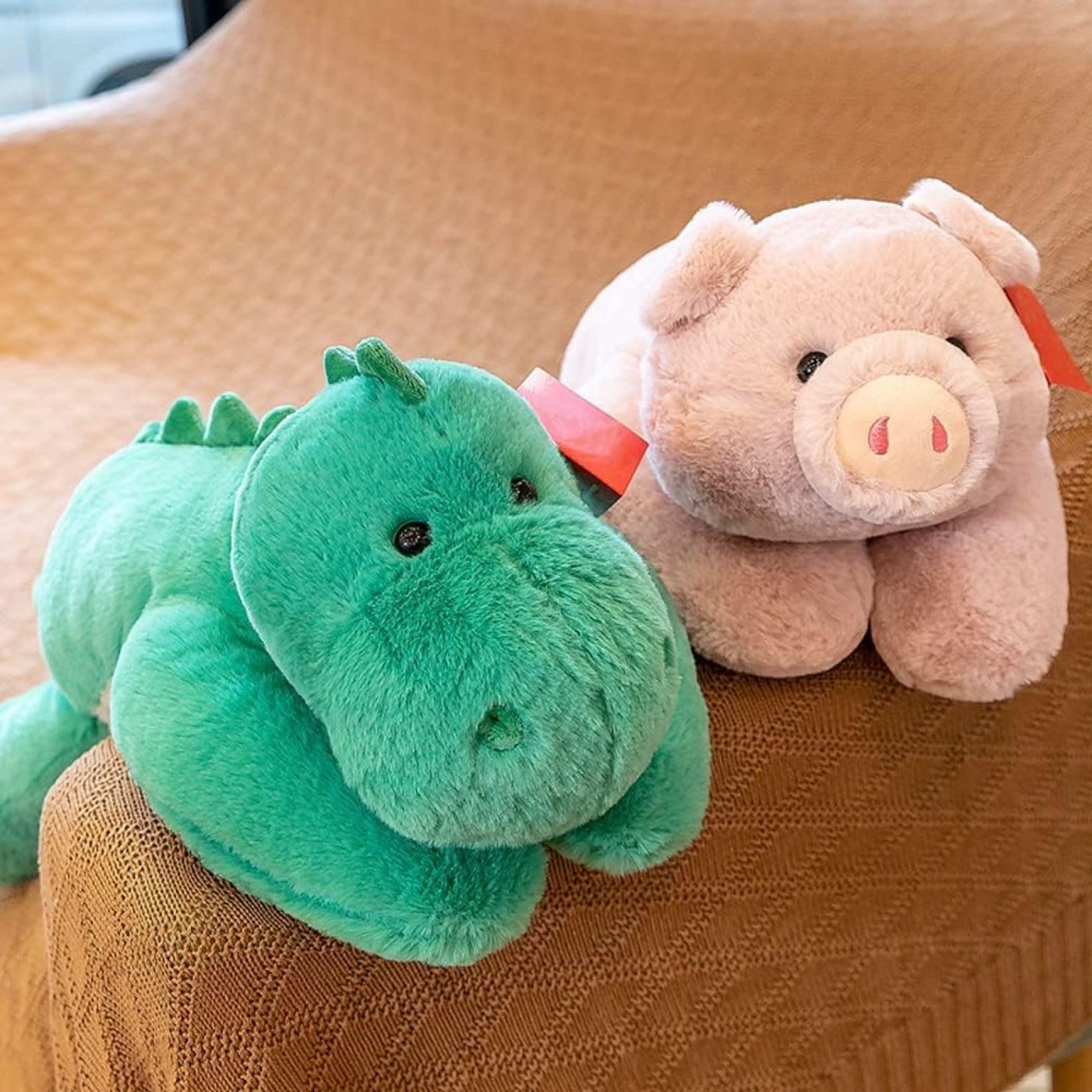 桃*香様 くま＆うさぎぬいぐるみプリントワンピース・ピンク・120・新品タグ付き うさぎ ぬいぐるみ ウサギ ふわふわ キュート販売 CUTE MOUMOU